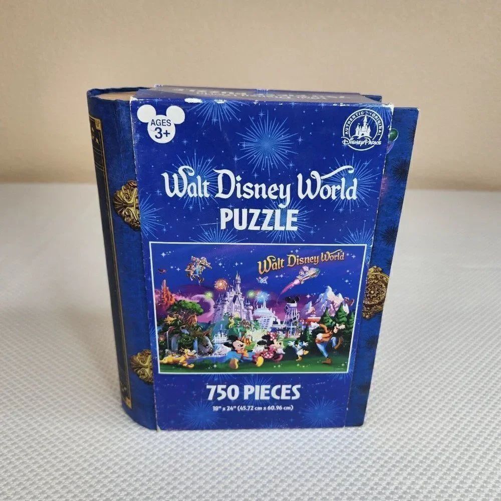 Walt Disney World Mickey and Friends Storybook 750 Pce Puzzle 18" X 24" Complete